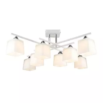 Потолочная люстра Потолочная люстра на штанге Мелодия Света SL1N SL1629-8 WT+CR 000066046