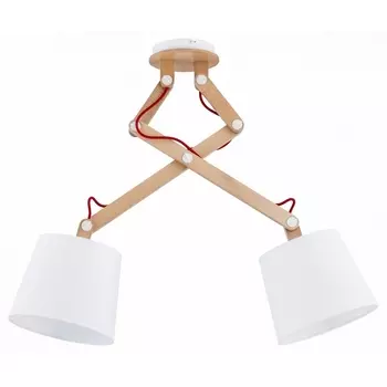 Потолочная люстра с узором в клетку Alfa Quentin 27003