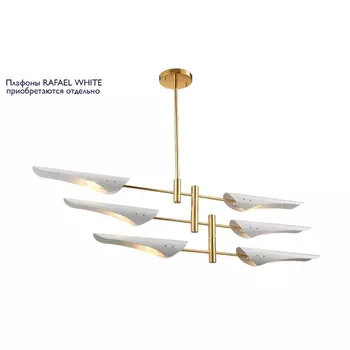 Потолочная люстра RAFAEL SP6 GOLD (Crystal Lux)