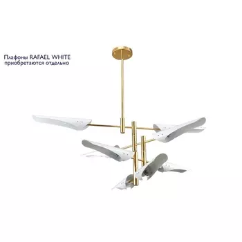 Потолочная люстра SP8 Crystal Lux Rafael GOLD