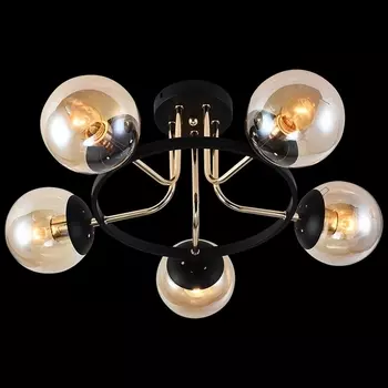 Потолочная люстра Reluce 01344-0.3-05 BK+FGD в форме шара
