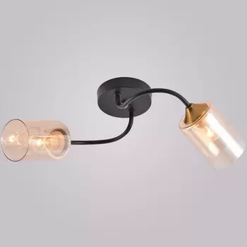 Потолочная люстра Reluce 01608-0.3-02 BK+BRASS