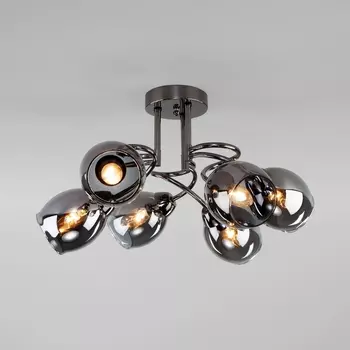 Потолочная люстра 30171/6 Eurosvet Roselyn черный жемчуг