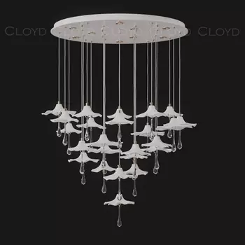 Потолочная люстра с цветами Cloyd Shangrila 11491