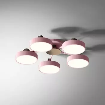 Потолочная светодиодная люстра с пультом управления в спальню Lu Carte LC-11-0654