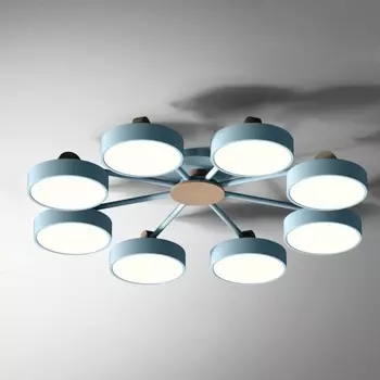 Потолочная светодиодная люстра с пультом управления для спальни Lu Carte LC-11-0662