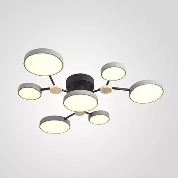 Потолочная светодиодная люстра с пультом управления для спальни Lu Carte LC-11-1717