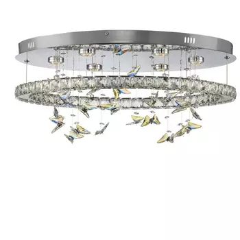 Потолочная люстра с пультом с бабочками Citilux Etera CL322050 с подвесками