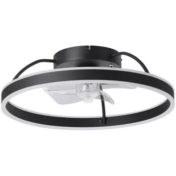 Потолочная светодиодная люстра с вентилятором Eglo Marinella 35193 кольцо
