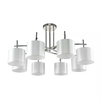 Потолочная люстра PL8 NICKEL Crystal Lux Sergio
