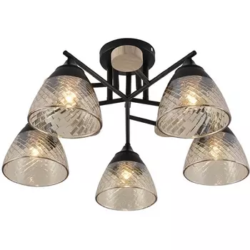 Потолочная люстра Seven Fires Aislin SF3375/5C-BK-WD-AM