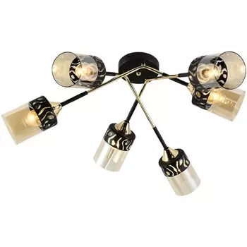 Потолочная люстра Seven Fires Dzheroen SF3362/6C-BK-FGD-AM