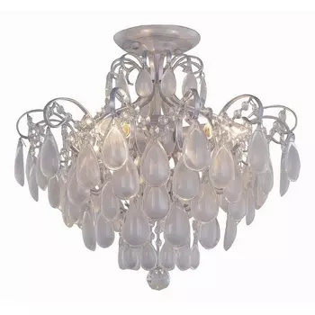 Потолочная люстра PL4 Crystal Lux Sevilia SILVER
