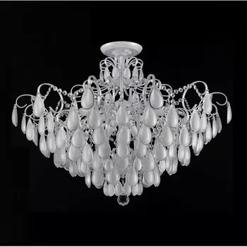 Потолочная люстра PL9 Crystal Lux Sevilia SILVER