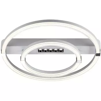 Потолочная люстра Sonex Trecky 7665/55LR пластик/белый LED 55Вт 3000-4000-6000K 545х505 IP20 пульт ДУ