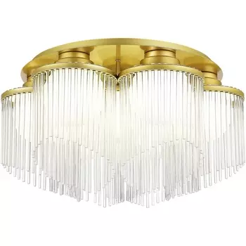 Потолочная люстра ST Luce Allegro SL1511.202.07 Золотистый/Белый E27 7*60W шарики