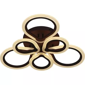 Потолочная люстра светодиодная 10221/6LED Coffee (Escada)