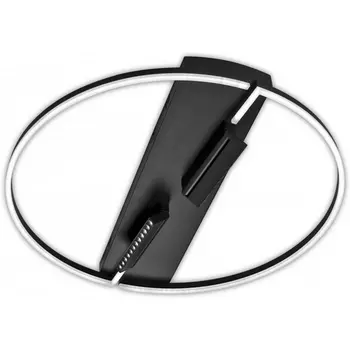 Потолочная люстра светодиодная 106W с поворотными спотами, пульт ДУ Imex PLC-7072-800-MBK