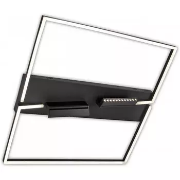 Потолочная люстра светодиодная 124W с поворотными спотами, пульт ДУ Imex PLC-7071-800-MBK