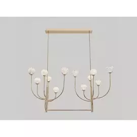 Потолочная люстра светодиодная 3812/C gold (Newport)