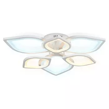 Потолочная люстра светодиодная Ambrella Acrylica FA445 с цветами