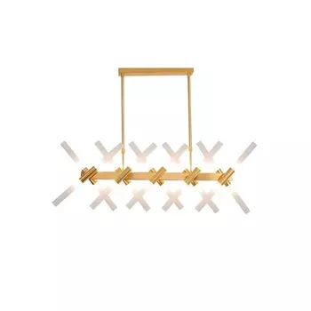 Потолочная люстра светодиодная Alford LDP 6036-20 GD (Lumina Deco)