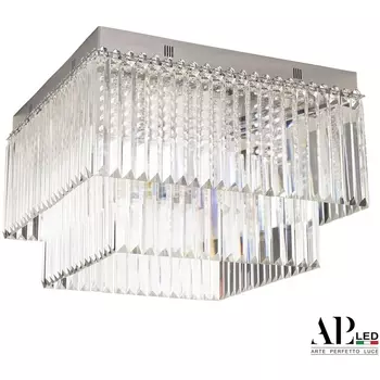 Потолочная люстра светодиодная APL LED Sicilia SH10.52.C.Ni.4000.PK