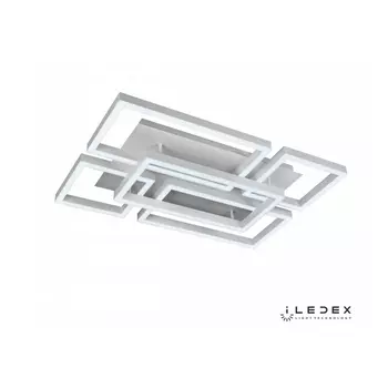 Потолочная люстра светодиодная диммируемая с пультом 8139-500X250+250-X-T WH iLedex Grace
