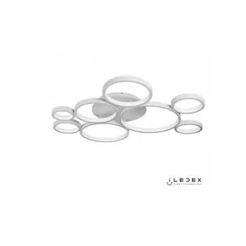 Потолочная люстра светодиодная диммируемая с пультом 9004-8L-X WH iLedex Ring Star