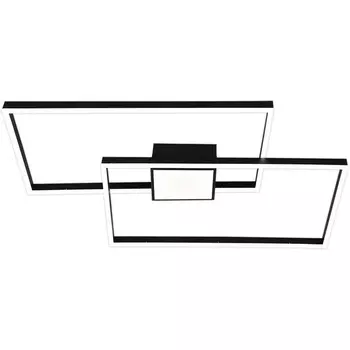 Потолочная люстра (+ночной режим) с пультом светодиодная Escada Twins 10284/3LED 164Вт металл/акрил, черный