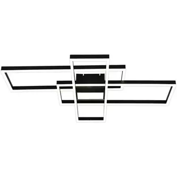 Потолочная люстра с пультом светодиодная Escada Twins 10284/4LED 181Вт, металл/акрил, черный