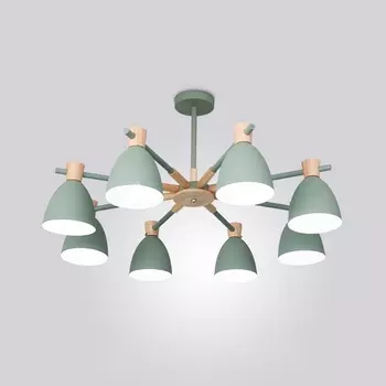 Потолочная LED люстра Folke 8 Green ImperiumLoft Folke01 (178027-26)