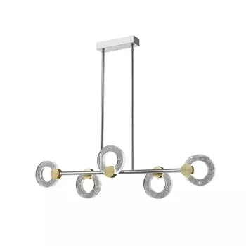 Потолочная люстра светодиодная хрустальная Simple Story 1082 1082-LED20PL кольцо