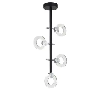 Потолочная люстра светодиодная хрустальная Simple Story 1087 1087-LED16CL кольцо