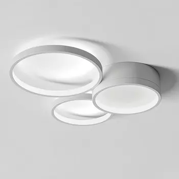 Потолочная люстра в виде колец Twine 3 Rings White ImperiumLoft Twine01 (204611-26)