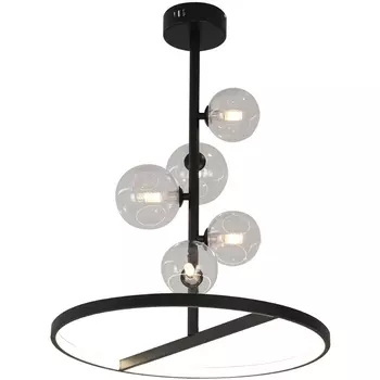 Потолочная люстра светодиодная Иона 07608-5АL,19 (Kink Light)