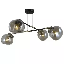 Потолочная люстра светодиодная Kles SF4024/4C-BK-AB (Seven Fires)