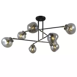 Потолочная люстра светодиодная Kles SF4024/8C-BK-AB (Seven Fires)