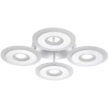 Потолочная люстра светодиодная Lumion Vandy 8016/70CL белый/прозрачный металл/акрилл LED 70W 220V 3000-6000K