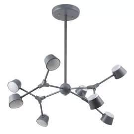 Потолочная люстра светодиодная Crystal Lux MADRID SP8 GRAY
