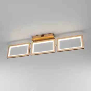 Потолочная люстра светодиодная 90223/3 Eurosvet Maya матовое золото