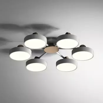 Потолочная LED люстра Move 6 Gray ImperiumLoft Move_01 (178253-26)