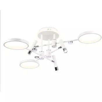 Потолочная люстра (+ночной режим) с пультом светодиодная на штанге Ambrella Comfort FL51646