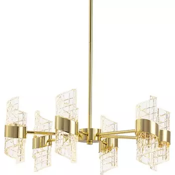 Потолочная люстра светодиодная на штанге Delight Collection MD23001022 MD23001022-6A gold DeLight Collection