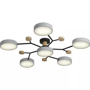 Потолочная люстра (+ночной режим) с пультом светодиодная на штанге с ДУ Ritter Scandia 52079 5