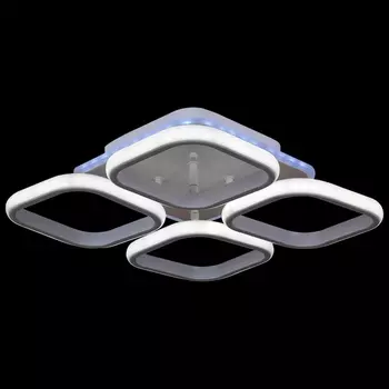 Потолочная люстра светодиодная на штанге с пультом Reluce 05854-0.3-04 WH (RGB)