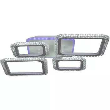 Потолочная люстра светодиодная на штанге с пультом Reluce 08869-0.3-2+2 WH (RGB)