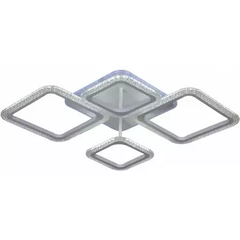 Потолочная люстра светодиодная на штанге с пультом Reluce 20265-0.3-2+2+1 WT