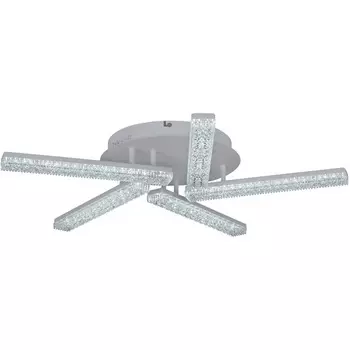 Потолочная люстра светодиодная на штанге с пультом, регулировкой цветовой температуры и яркости Reluce 03445-3.3-05C WH