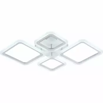 Потолочная люстра светодиодная на штанге с пультом Reluce 78822-0.3-2+2 WH